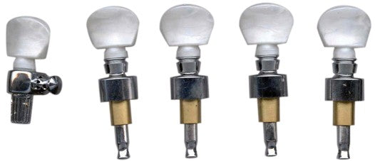 Custom Eagle Chrome Banjo Machine Head Set